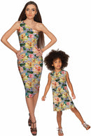 Prima Donna Prima Donna Adele Cute Grey Floral Party Shift Dress - Girls Adele Shift Dress