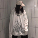 print long sleeve Pullovers oversized harajuku hoodie plus size winter clothes sweatshirt women korean style streetwear tops AExp