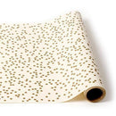 Printed Gold Confetti Paper Table Runner (Pack of 1)-Wedding Table Decorations-JadeMoghul Inc.