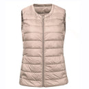 NewBang Brand 6XL 7XL Large Size Waistcoat Women's Warm Vest Ultra Light Down Vest Women Portable Sleeveless Winter Warm Liner