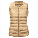 NewBang Brand 6XL 7XL Large Size Waistcoat Women's Warm Vest Ultra Light Down Vest Women Portable Sleeveless Winter Warm Liner