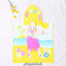 2019 Baby Accessories Cartoon Bath Child Kid Hooded Cloak Bathrobe Towel Cotton Beach Towel Baby Children Cartoon Bath Towel