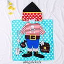 2019 Baby Accessories Cartoon Bath Child Kid Hooded Cloak Bathrobe Towel Cotton Beach Towel Baby Children Cartoon Bath Towel