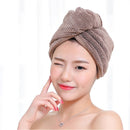 23*60cm 1 Pc Quick Dry Towels Microfiber Fabric Dry Hair Hat Shower Cap Lady Turban Bath Towel Absorbent