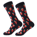 LETSBUY women socks combed cotton harajuku funny creative cartoon animal crew socks lady girls fruit dog bird chili men socks