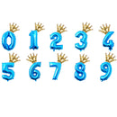 2pcs 32inch Digit Foil Balloons Number Air Balloon happy Birthday Party Decorations Kids toy ball Ans Decoracao Coroa