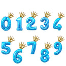 2pcs 32inch Digit Foil Balloons Number Air Balloon happy Birthday Party Decorations Kids toy ball Ans Decoracao Coroa