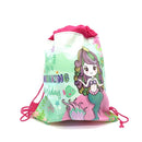1pcs Disney Non-woven Fabrics Kid Favor Travel Pouch Storage Clothes Shoes Bags Cotton Drawstring Bags School Portable Backpack
