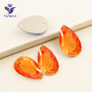YANRUO 3230 Drop AAAAA Quality Sewing Crystal Flatback Rhinestones Sew On Stones Glass For Dresses Clothes Jewelry