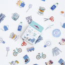 50pcs/pack Cute Flower Unicorn Posters Mini Paper Sticker Decoration Diary Scrapbooking Label Sticker Stationery