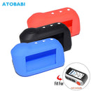 A93 Silicone Key Case For Starline A63 A39 A36 A66 A96 2-Way Car Alarm LCD Remote Control Transmitter Silica Gel Keychain Cover