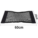 Mesh Trunk Car Storage Organizer Bag 40/50/60/80*25CM Mesh For Trunk Luggage Holder Pocket Sticker Nylon Auto Organizer In Trunk