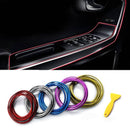 3/5M Car Seal Styling Interior Stickers Decoration Strip Mouldings Car Door Dashboard Air Outlet Steering Strips For Auto