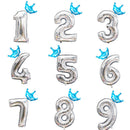 2pcs 32inch Digit Foil Balloons Number Air Balloon happy Birthday Party Decorations Kids toy ball Ans Decoracao Coroa