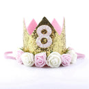 Taoup 1pc One First Birthday Party Hats 1st 2nd 3rd Crown Birthday Hats Number One Party Decors Kids Accessories Newborn Child