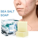 100g Goat Milk Sea Salt Soap Removal Pimple Pores Acne Treatment Moisturizing Cleaner Handmade Face Care For Travel Wash Basis