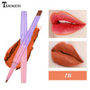 Dual Lipstick / Lip Liner Natural Matte Long Lasting Moisturizing Lipstick