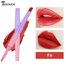 Dual Lipstick / Lip Liner Natural Matte Long Lasting Moisturizing Lipstick