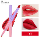 Dual Lipstick / Lip Liner Natural Matte Long Lasting Moisturizing Lipstick