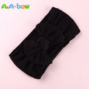 1pcs Cable Knit Nylon Bow Headwrap, One size fits all nylon headbands, wide nylon headbands, baby headbands, Knot bow headwear