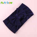 1pcs Cable Knit Nylon Bow Headwrap, One size fits all nylon headbands, wide nylon headbands, baby headbands, Knot bow headwear