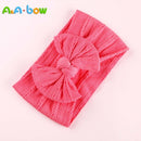 1pcs Cable Knit Nylon Bow Headwrap, One size fits all nylon headbands, wide nylon headbands, baby headbands, Knot bow headwear