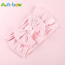 1pcs Cable Knit Nylon Bow Headwrap, One size fits all nylon headbands, wide nylon headbands, baby headbands, Knot bow headwear