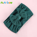 1pcs Cable Knit Nylon Bow Headwrap, One size fits all nylon headbands, wide nylon headbands, baby headbands, Knot bow headwear