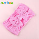 1pcs Cable Knit Nylon Bow Headwrap, One size fits all nylon headbands, wide nylon headbands, baby headbands, Knot bow headwear