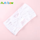 1pcs Cable Knit Nylon Bow Headwrap, One size fits all nylon headbands, wide nylon headbands, baby headbands, Knot bow headwear