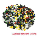 1000pcs/set Automotive Plastic Rivet Car Fender Bumper Interior Trim Push Pin Clips Kit Car Accessories With 6 Inch Tool