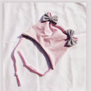 Baby Cotton Hat  Autumn Winter Children's Scarf Hat Sets  Bowknot Ear Baby Girl Boy Warm Beanies