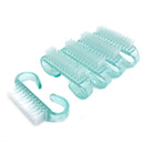 10 Pcs/Lot Acrylic Nail Brush 4 Color Nail Art Manicure Pedicure Soft Remove Dust Plastic Cleaning Nail Brushes File Tools Set