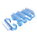 10 Pcs/Lot Acrylic Nail Brush 4 Color Nail Art Manicure Pedicure Soft Remove Dust Plastic Cleaning Nail Brushes File Tools Set