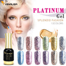 Nail Ideas Glitter Sequin  Nail Enamel Gel Polish