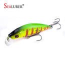 1PCS  Fishing Lure Minnow Crankbait Hard Bait Tight Wobble Slow sinking Jerkbait Fishing Tackle