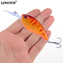 1pcs Crank Fishing Lure Artificial Hard Baits 10cm/15g Crankbait Jerkbait Wobbler Fishing Tackle Good Treble Hooks Tackle