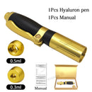 2 in 1 lips injection 0.3ml&0.5ml hyaluron pen mesoterapia jnjector gun for wrinkle removal anti aging lip filler hyaluron acid
