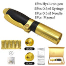 2 in 1 lips injection 0.3ml&0.5ml hyaluron pen mesoterapia jnjector gun for wrinkle removal anti aging lip filler hyaluron acid