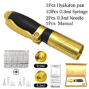 2 in 1 lips injection 0.3ml&0.5ml hyaluron pen mesoterapia jnjector gun for wrinkle removal anti aging lip filler hyaluron acid