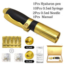 2 in 1 lips injection 0.3ml&0.5ml hyaluron pen mesoterapia jnjector gun for wrinkle removal anti aging lip filler hyaluron acid