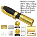 2 in 1 lips injection 0.3ml&0.5ml hyaluron pen mesoterapia jnjector gun for wrinkle removal anti aging lip filler hyaluron acid