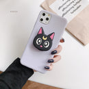 3D Cartoon Holder Soft Phone Case For iphone X XR XS 11 Pro Max 6S 7 8 plus And samsung S8 S9 S10 A50 Note 10 S20