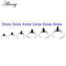 2pcs Acrylic C Sahpe Buffalo Horn Ear Pincher Septum Rings Piercing Black Ear Taper Stretcher Expander Body Jewelry 1.6mm-16mm