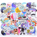 50PCS Cool Summer Vsco Stickers Pack Pink Girl Anime Stiker For Children On The Laptop Fridge Phone Skateboard Suitcase Sticker