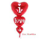 LOVE Foiled Heart Balloon