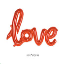 LOVE Foiled Heart Balloon