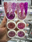 3D Glitter Nail Flakes Sparkly Powder Dust