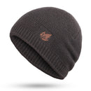 New winter knit hats men's and women's outdoor warm thickening plus velvet loose winter caps Skullies brand winter ski male bone