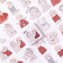 45 pcs/Box Various Stickers Cute Kawaii Planner Journal Diary Scrapbooking Paper Stickers Stationery